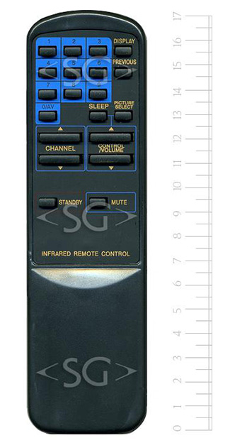 Пульт дистанционного управления для FUNAI TV-2000 MK 7,8 20key